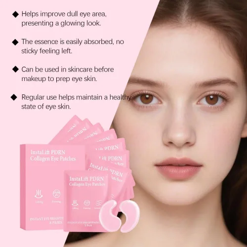 Vista 2 de Serene - Parches para ojos con colágeno PDRN, antiarrugas instantáneas para ojeras y ojos hinchados, parches hidratantes debajo de los ojos