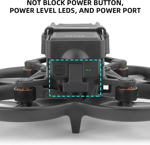 Vista 5 de Battery Anti-release Buckle Lock-up Anti-falling Foldable Battery Safety Lock Buckle Guard for DJI Avata