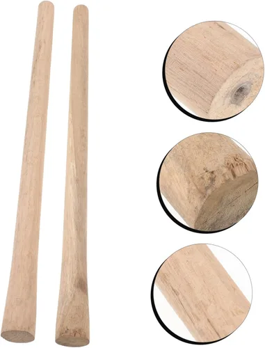 Vista 9 de GANAZONO 2 piezas pequeño de mango de madera maciza martillo mango de madera mango de repuesto para azadas mango de martillo herramientas de pala