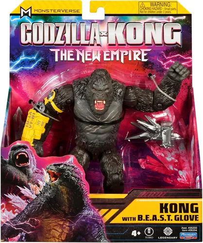 Vista 3 de Godzilla x Kong - Guante Kong de 6 pulgadas con B.E.A.S.T. de Playmates Toys