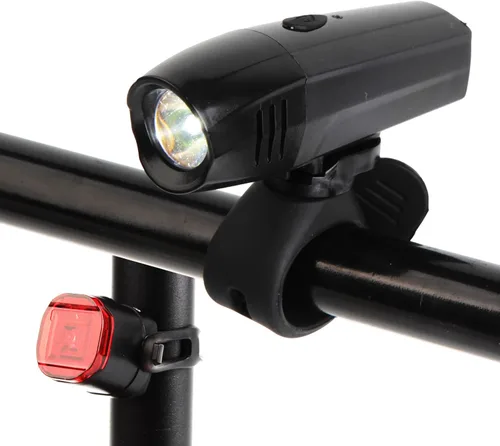 Vista 9 de Venzio Luces de bicicleta, faros y luces traseras recargables USB-C para bicicleta, luces delanteras y traseras de bicicleta de 6+2 modos