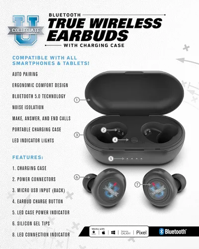Vista 4 de SOAR NCAA Auriculares inalámbricos unisex True V.2