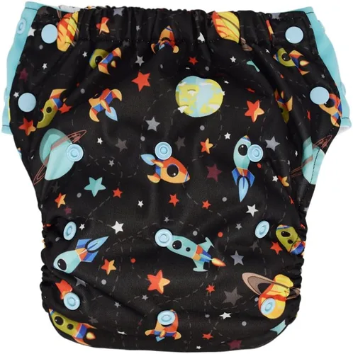 Vista 17 de EcoAble Pañal de entrenamiento reutilizable para ir al baño con inserto, pantalones de entrenamiento de tela diurna para niños pequeños y niños