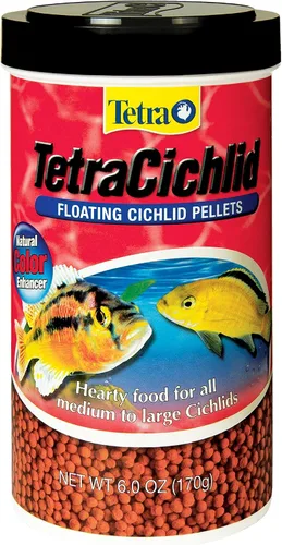 Vista 14 de TetraCichlid Palitos Flotantes para Cíclidos 5.65 Onzas, Dieta Nutricionalmente Equilibrada