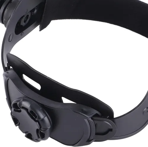 Vista 4 de Kit de diadema ajustable de repuesto para casco de soldadura ABS con acolchado que absorbe el sudor (negro)