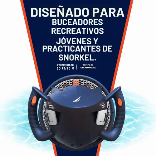 Vista 9 de Nautica Navigator and Skipper Underwater Seascooters, Designed for Younger Recreational Divers and Snorkelers