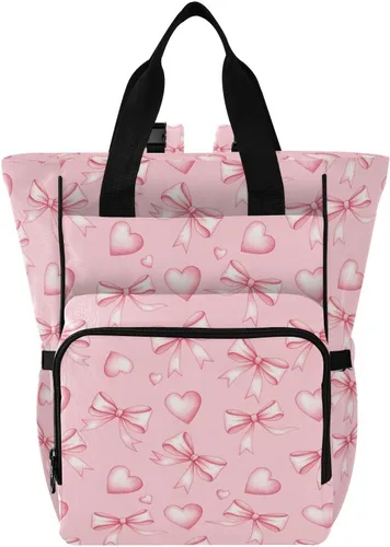 Vista 41 de Emelivor Bolsa de pañales con diseño de panal de abejas, con bolsillos aislados, bolsa organizadora de pañales para niños y niñas, unisex