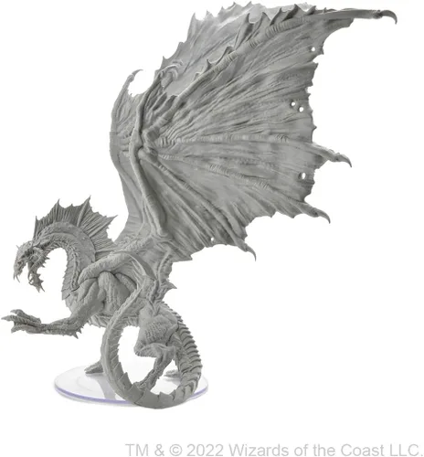 Vista 5 de WizKids D&D Nolzur's Marvelous Miniatures: Dragón Negro Adulto