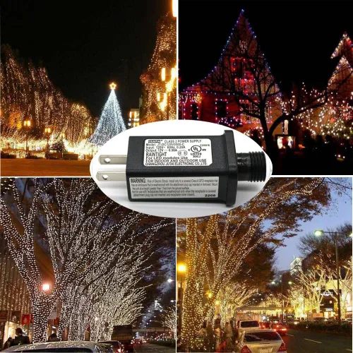 Vista 8 de Controlador de transformador LED de fuente de alimentación de 12 V, 6 W, clase 2, transformador de bajo voltaje, enchufe de EE. UU. para luz LED