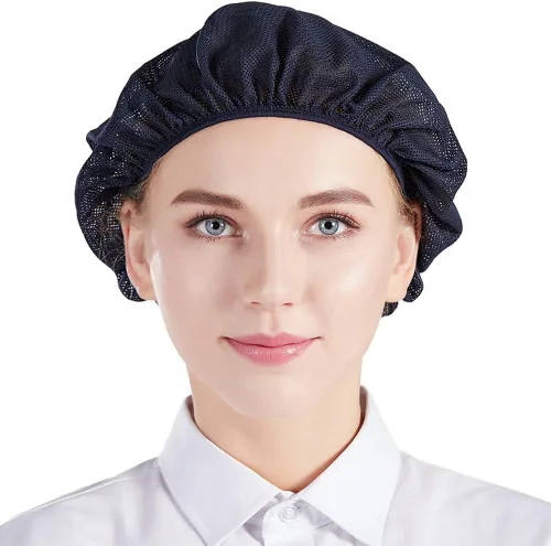 Vista 2 de Nanxson 5pcs Unisex Mob Tapas de malla Industrial taller de trabajo de protección elástica cocina sombreros Red de pelo cf9023