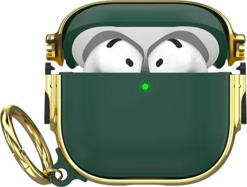 Vista 76 de Maxjoy Funda para AirPods 3 con cerradura, funda protectora rígida de 3ª generación para AirPod de 3ª generación para mujeres y hombres con llavero