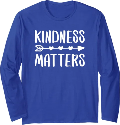 Vista 4 de Kindness Matters - Camiseta de manga larga, Negro, S