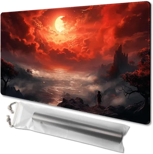 Vista 13 de MTG - Tapete de juego tamaño 24 x 14 pulgadas, bolsas de almacenamiento gratuitas, respaldo antideslizante, impresión, ideal para entusiastas