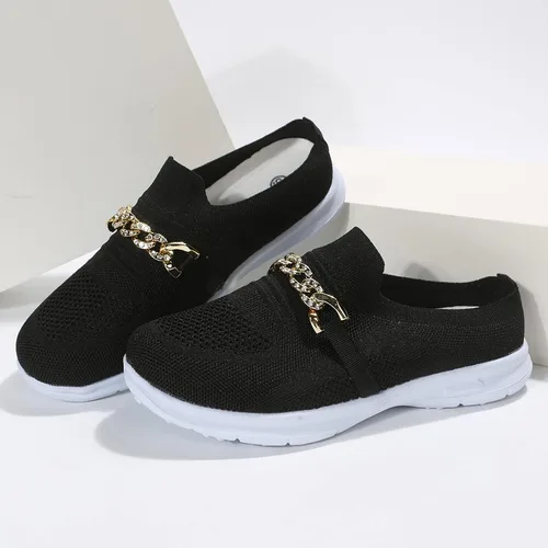 Vista 5 de DXYDSC Leisure - Sandalias deportivas de moda para mujer, con suela suave y cómoda, para correr al aire libre, con cadena