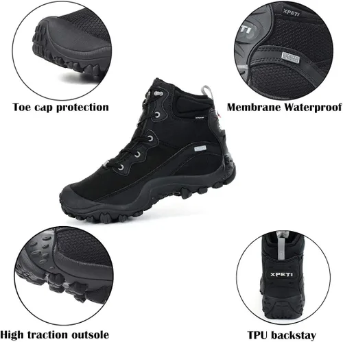Vista 2 de XPETI Women's Dimo Mid Waterproof Outdoor Hiking Boot Non Slip