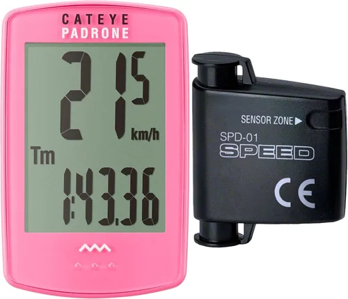 Vista 15 de CATEYE Computadora Inalámbrica para Bicicleta Padrone – Ciclocomputadora con Pantalla de Gran Tamaño, Velocímetro y Odómetro Inalámbricos, Montaje