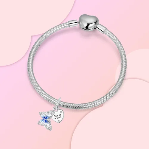 Vista 156 de Dije de girasol con diseño de estrella y luna y elefante para pulsera, collar de plata de ley 925, dijes de corazón de amor para mujer, regalo