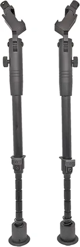 Vista 2 de Bípode táctico montado lateral 9 ″ -12 ″ ajustable para rifles de aire con rieles Picatinny