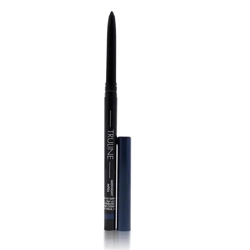 Vista 2 de Sorme Cosmetics Truline - Lápiz delineador de ojos mecánico en negro (0.1 onzas), delineador de ojos de gel negro impermeable y a prueba de manchas