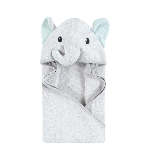 Vista 44 de Hudson Baby Toalla con capucha unisex de algodón con cara de animal para bebé, cocodrilo, talla única