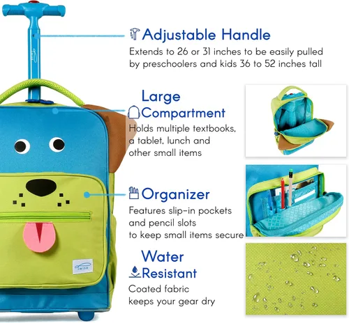 Vista 6 de TWISE Mochila de viaje para niños y niños pequeños