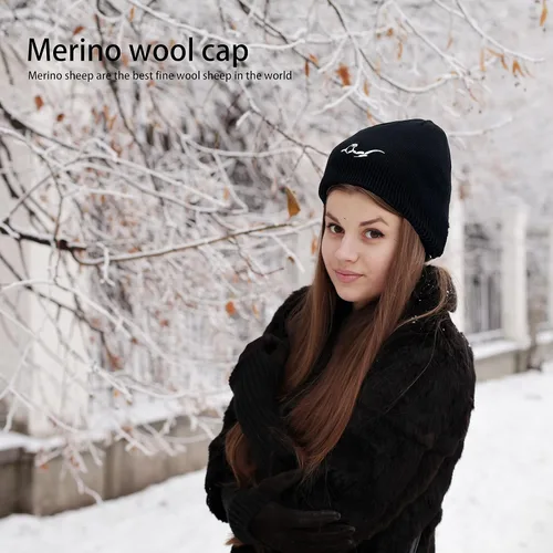 Vista 4 de OTTERSHELL Gorro impermeable de invierno para hombre, mujer, suave, cálido, unisex, con puños, para hombre y mujer