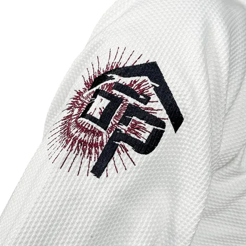 Vista 9 de Victorbudo USA BJJ GI - Tela ligera preencogida para hombres y mujeres Grappling Gi Brazilian Jiu Jitsu Gi - Tamaño A1 a A5, Color blanco