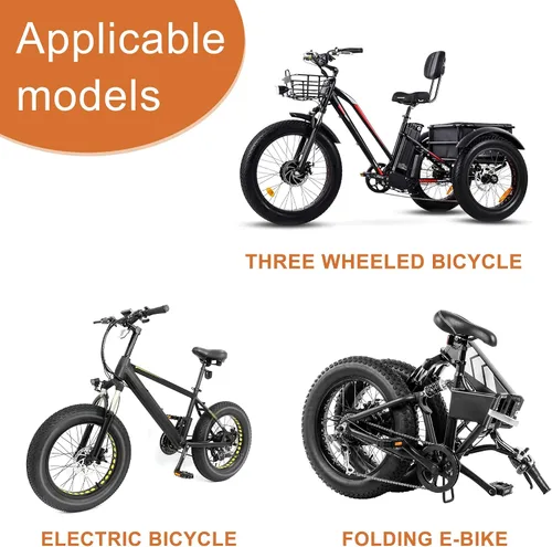 Vista 6 de Set of 20x4.0 Fat Tire and Tube, Puncture Resistant Folding Bike Tire Set 102-406 Compatible with E-Bike Mountain Bike MTB Bicycle All-Terrain