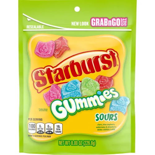 Vista 10 de STARBURST FaveREDS Minis - Caramelos masticables de frutas, 8 onzas (paquete de 8) - Delicioso Starburst, mini caramelo a granel, caja a granel