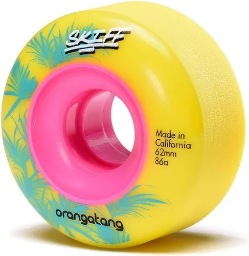 Vista 8 de Orangatang Skiff - Juego de 4 ruedas para patineta (2.441 in)