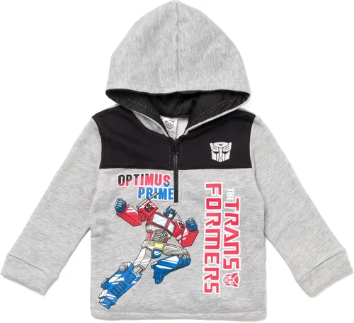 Vista 2 de Transformers Optimus Prime Bumblebee Megatron - Sudadera con capucha de media cremallera para niños pequeños a grandes