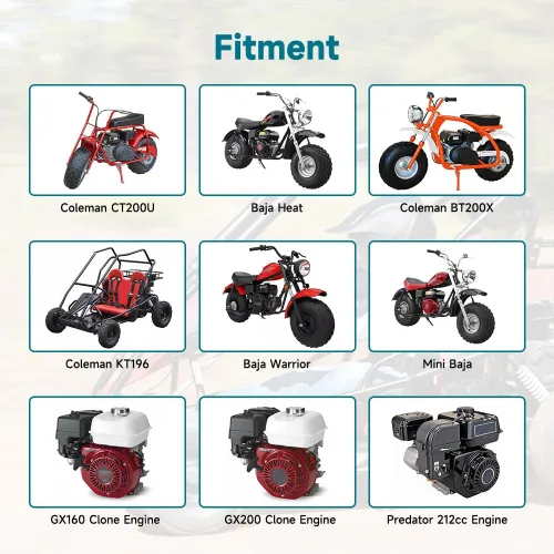 Vista 6 de FVRITO - Carburador de alto rendimiento VM22 de 26 mm para Predator 212cc 196cc Coleman CT200U BT200X Mini Bike KT196 Go Kart GX160 GX200 6.5hp