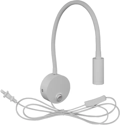 Vista 6 de Lámpara de imagen LED de 3 W, tubo flexible con botón enchufable, acabado blanco cálido