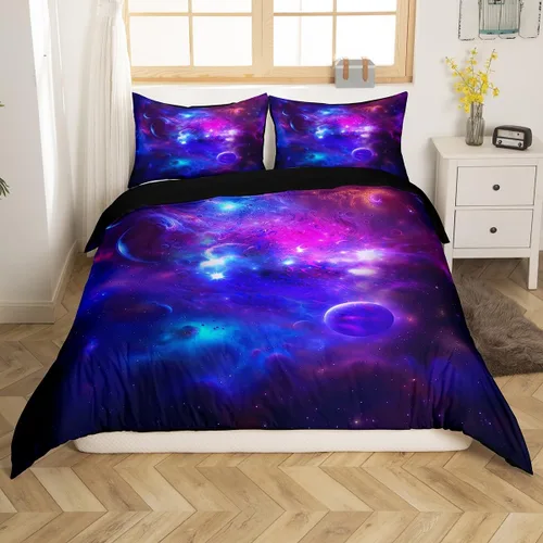 Vista 29 de Erosebridal Juego de ropa de cama de atrapasueños, tamaño individual, juego de funda de edredón bohemia de microfibra de lujo para niños