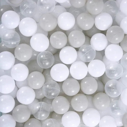 Vista 19 de Paquete de 100 pelotas para piscina de bolas - Bolas de plástico a prueba de aplastamiento y libres de BPA para carpa, casa de juegos, juguete