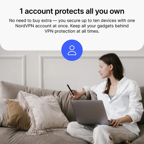 Vista 8 de NordVPN Standard, 10 Devices, 1-Year, VPN & Cybersecurity, Digital Code