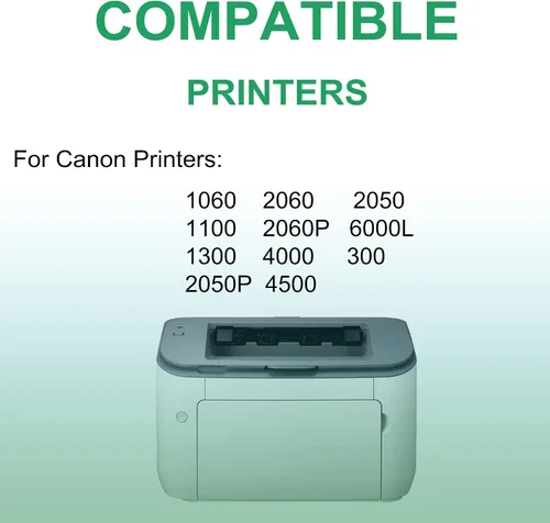 Vista 4 de Paquete de 10 cartuchos de impresora láser compatibles (alto rendimiento) de repuesto para Canon CRG-FX3 1557A002BA Cartucho de imágenes