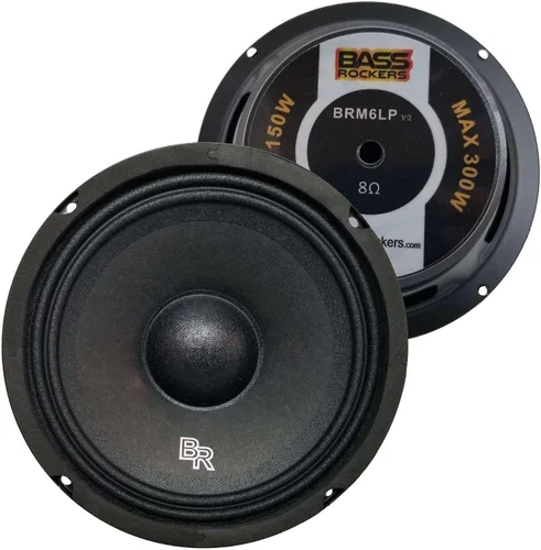 Vista 2 de Bass Rockers Altavoz para automóvil de rango medio de alto rendimiento de 6.5 "y 300 W - BRM6LPv2