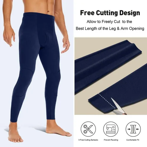 Vista 3 de SIMIYA Ropa interior térmica para hombre, ropa interior térmica ultra suave para hombre