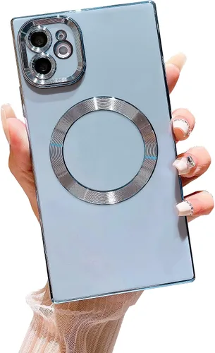 Vista 146 de Owncase Funda Magnética para iPhone 11, (Compatible con MagSafe) (Protección Completa de Lente de Cámara) (Esquinas Reforzadas) Funda Parachoques