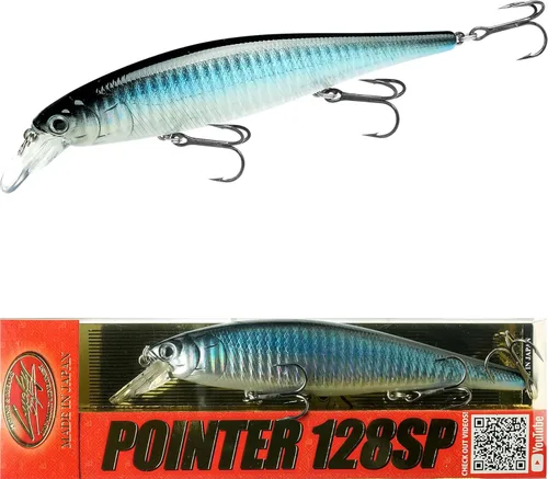 Vista 21 de LUCKY CRAFT Pointer 128SP, Señuelo de Pesca de Lubina de Lago de Agua Dulce, Jerkbait, Suspendido, Aparejos de Pesca, Accesorios de Pesca, Equipo