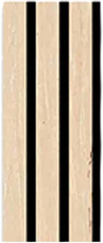 Vista 8 de IZODEKOR Paneles de pared acústicos de madera de 23.5 x 23.5 pulgadas (paquete de 2) – Paneles decorativos absorbentes de sonido para decoración