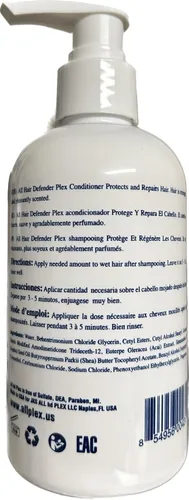 Vista 8 de PLEX B.T Amazing Shampoo and Conditioner 8oz Duo - JKS International - Suaviza, restaura el cabello dañado - Cuidado del cabello - Set de champú