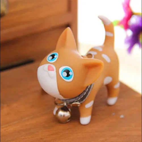 Vista 2 de Llavero con diseño de gato y gatito para automóvil, adorable bolsa Kawaii, juguete colgante, idea de regalo para niñas, mujeres y hombres