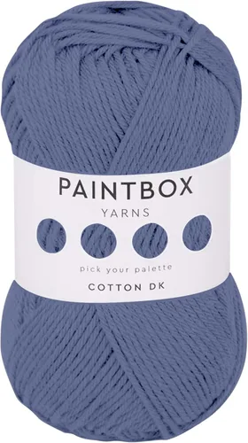 Vista 51 de Paintbox Yarns - Hilo 100% algodón DK, 1.76 onzas, 137 yardas, 410.1 ft #401 Papel blanco