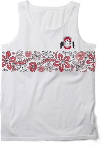 Vista 12 de Wes and Willy Camiseta sin mangas floral para hombre