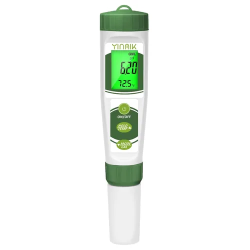 Vista 8 de Monitor de pH hidropónico ppm, WiFi 6 en 1 medidor de pH EC para sistema de cultivo hidropónico, monitoreo continuo pH PPM EC CF humedad temperatura