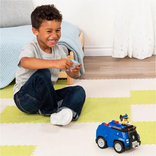 Vista 7 de Paw Patrol 6054190 Chase - Crucero de policía a control remoto con dirección de 2 vías, para niños de 3 años en adelante, multicolor