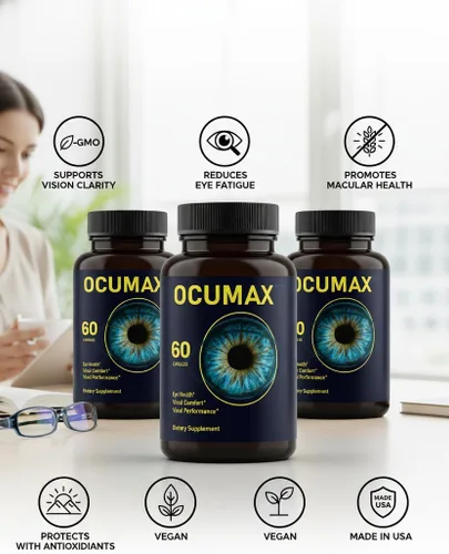 Vista 2 de Oculux Cápsulas – Oficial Avanzado Apoyo a la Salud Ojo Máxima Fuerza, Suplemento Natural para Revisiones de Apoyo a la Salud General y Bienestar