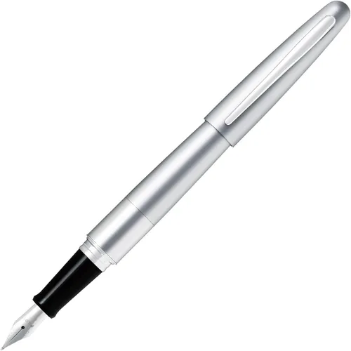 Vista 6 de Pilot Cocoon Pluma estilográfica de punta mediana con cuerpo de titanio (FCO-3SR-TI-M)
